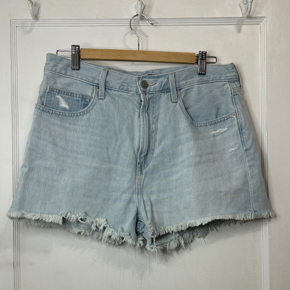 Uniqlo Light Blue Denim Shorts - Picture 1 of 2